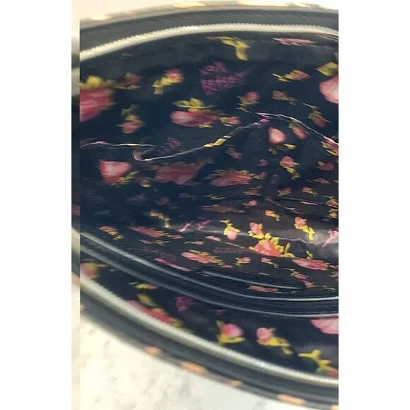 BETSEY JOHNSON CHEETAH LEOPARD PRINT COSMETICS CASE HANDBAG WRISTLET *READ - Picture 10 of 16